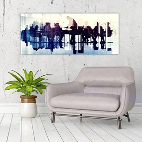 Tablou cu muzicieni (120x50 cm)