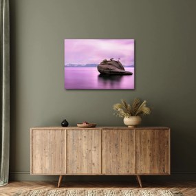 Tablou cu piata în mare (70x50 cm)