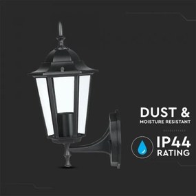 Lampă de perete de exterior 1xE27/40W/230V IP44 negru