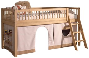 Set FORREST OAK este format dintr-un Pat copii matrimonial (90 x 200 cm) și un set textil asortat.