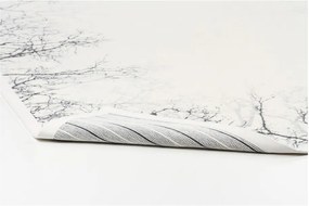 Covor reversibil Narma Puise, 140 x 200 cm, alb
