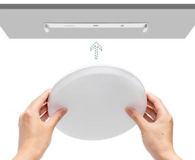 Aigostar - Plafonieră LED pentru baie LED/18W/230V 3000-6000K IP54 + Telecomandă