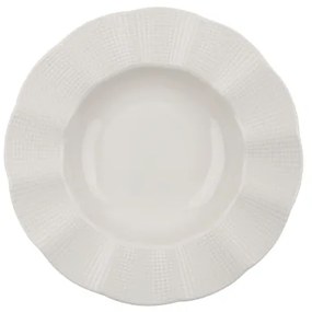 Set de veselă, 18 piese, alb/porțelan