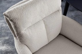 Set 2 scaune pivotante Big George, boucle bej