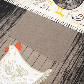 Șorț de bucătărie HOME ELEMENTS Găini, 60 x 80 cm