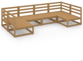 3076122 vidaXL Set mobilier de grădină, 6 piese, lemn masiv de pin