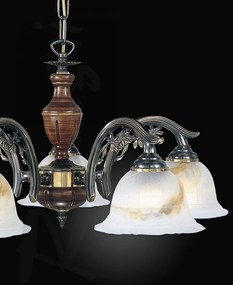 Candelabru clasic cu 5 brate design italian 2701