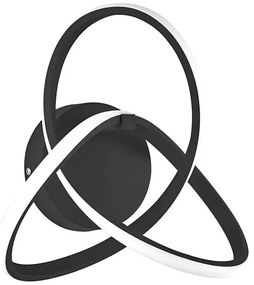 Aplica LED de perete INDIGO, 14W, 230V, neagră