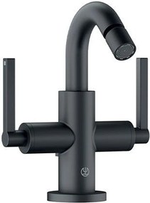 Baterie bideu Kludi Nova Fonte Puristic dubla comanda negru mat