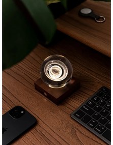 Decorațiune luminoasă maro închis cu USB Amber – Gingko