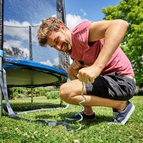 Set de ancore pentru sol, 4 bucăți, 42,5x8,5cm, argintiu Monzana