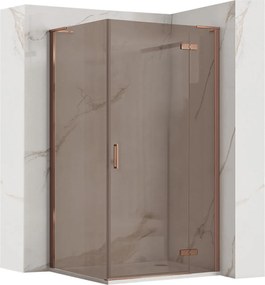 Cabina dus REA Hugo 80x90 Copper Brush