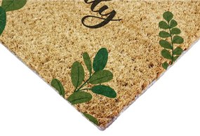 Covoraș de intrare din fibre de nucă de cocos 40x60 cm Plant Lady – Artsy Doormats