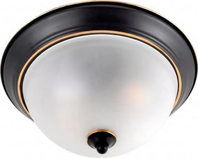 BRILAGI - Plafonieră FRESCO 2xE27/40W/230V diam. 28 cm negru/auriu