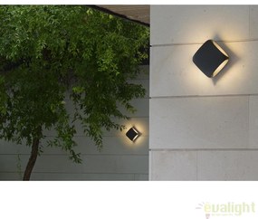 Aplica de perete exterior BU-OH LED gri IP65 71212