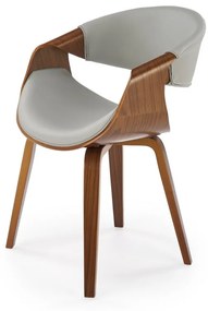 Scaun K544 gri/nuc H77 cm