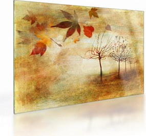 Tablou pe sticlă - Dispoziție de toamnă (70x50 cm)