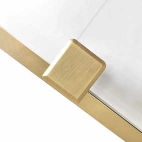 Cabina de dus dreptunghiulara Rea Montana cu usa culisanta 140x90 auriu periat