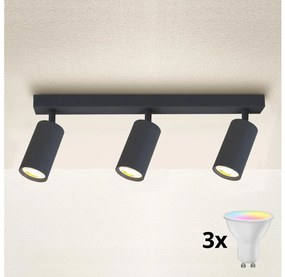 Brilagi - Spot LED dimerizabil SELE, 3x GU10, 6,5W, 230V, antracit