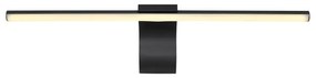 Aplica LED pentru baie design modern IP44 Pepe negru 60,8cm