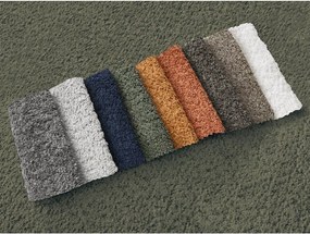 Colțar verde extensibil/cu spațiu de depozitare cu tapițerie din țesătură bouclé (cu colț pe partea dreaptă/cu șezlong) Montaigne – Bobochic Paris