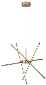 Lustra LED suspendata stil minimalist Henli2 auriu