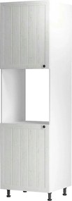 Dulap bucatarie PROVENCE D60P, alb, DTD laminat, 60x58x212 cm