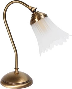 Veioza din alama stil Art Nouveau Floral