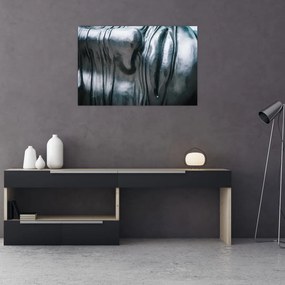 Tablou - Fața din oțel (90x60 cm)