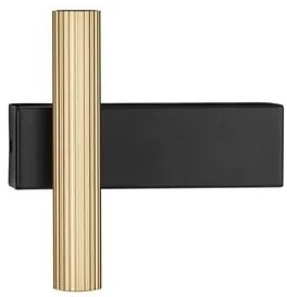 Aplica Spot LED stil minimalist PARON negru/auriu, NVL-9060242