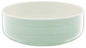Bol salata, portelan, verde, 15,5 cm, piano