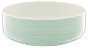 Bol salata, portelan, verde, 15,5 cm, piano