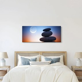 Tablou cu pietre suprapuse (120x50 cm)