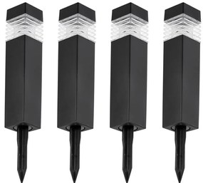 SET 4x lampă LED solară LED/0,06W/1,2V 6000K IP44