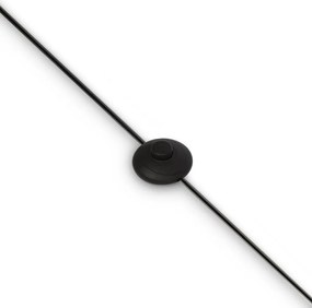 Lampadar, Lampa de podea cu trepied din lemn Calvin negru