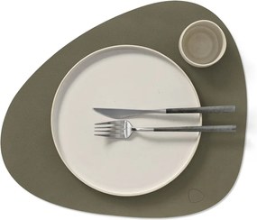 Suport pentru farfurii din piele ecologică 37x44 cm Curve L Double Nupo – LIND DNA