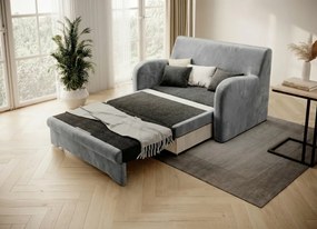 Canapea extensibila gri cu 2 locuri ARIO