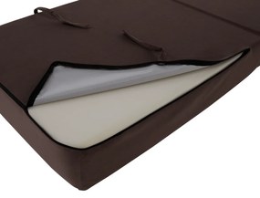 Scaun pliant/saltea PELOS, maro