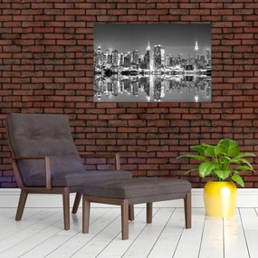 Tablou - New York, alb-negru (90x60 cm)