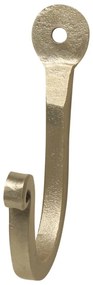 Cuier auriu, din metal, cu agatatoare, Anne