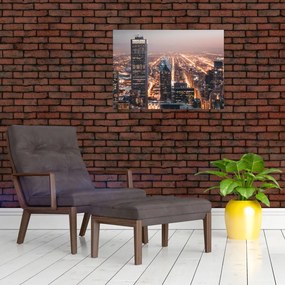 Tabloul cu metropolă luminată (70x50 cm)