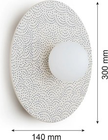 Aplica realizata manual din ceramica IP44 BOLL 8936