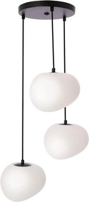 Lustră alb-negru ø 42 cm Stones – Candellux Lighting