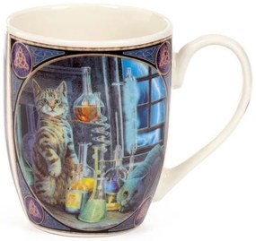 Cana din portelan cu pisici Jekyll si Hyde - Lisa Parker 12 cm, 300 ml