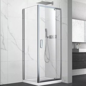 Usa de nisa pivotanta Fluminia Anda 90 cm sticla 6 mm crom