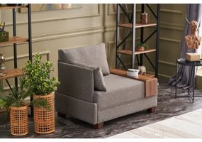 Fotoliu de colț TULA, maro, stânga