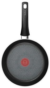 Tigaie Tefal C2920453 Force, 24 cm, Acoperire antiaderenta, Thermo-signal, Thermo-Fusion, Inductie, Negru