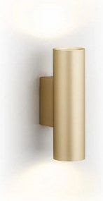 Aplica de perete cu lumina ambientala design modern Mitos plus auriu