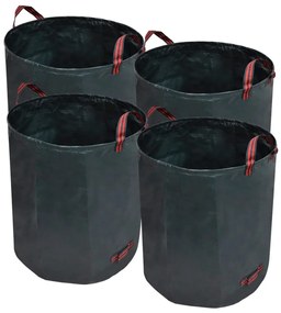 Coșuri de gunoi 272 L 150 g/mp, 4 buc., Verde închis