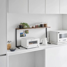 Raft suplimentar alb/în culoare naturală din lemn 28,5x8,5 cm Tower – YAMAZAKI